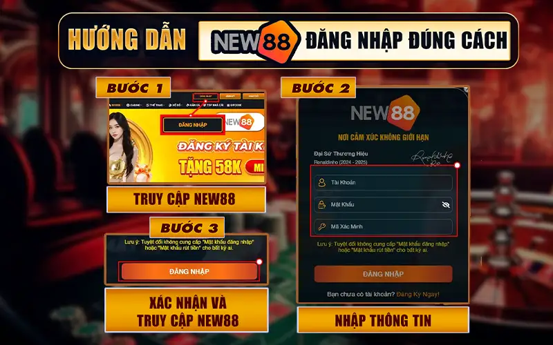 Hướng dẫn New88 đăng nhập đúng cách