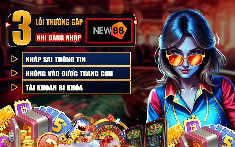 3 lỗi thường gặp khi đăng nhập New88