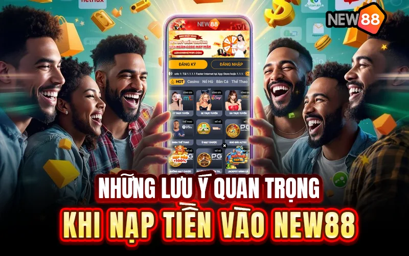Lưu ý khi nạp tiền vào New88