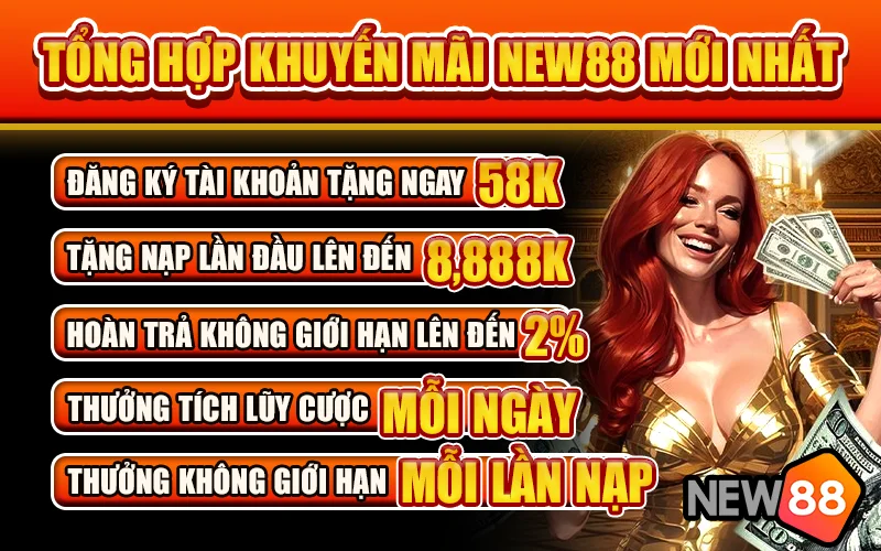 Tổng hợp khuyến mãi New88